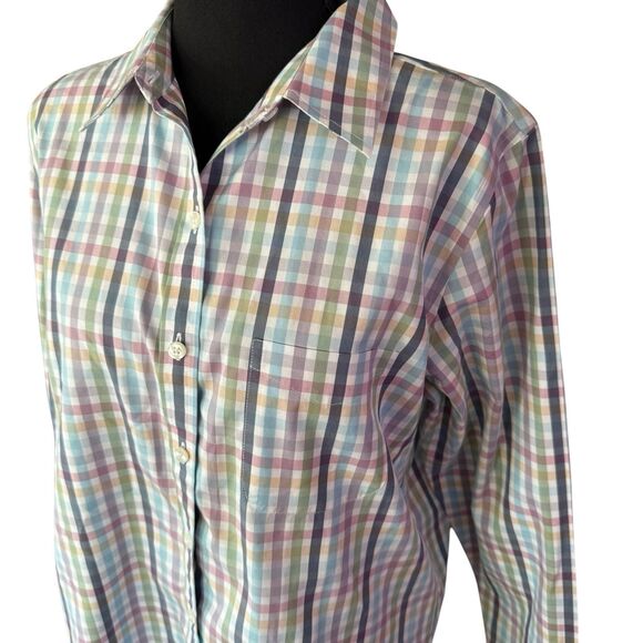 LL Bean Wrinkle Resistant Mens Long Sleeve‎ Button Down Shirt | Medium - Picture 3 of 8